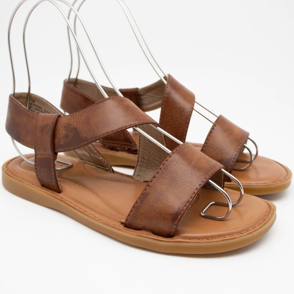 BOC Born Womens SIZE 7 M Concept Kacee Brown Strappy Sandals Shoes